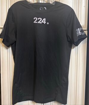 Ever Youth 224 Crewneck Short Sleeve Compression T-Shirt Black Medium